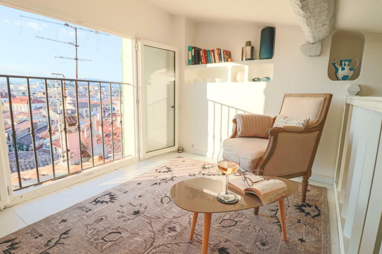 Clt - Unique Duplex & Terrace On The Provencal Market Antibes Luaran gambar