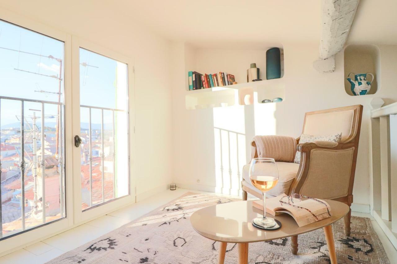 Clt - Unique Duplex & Terrace On The Provencal Market Antibes Luaran gambar